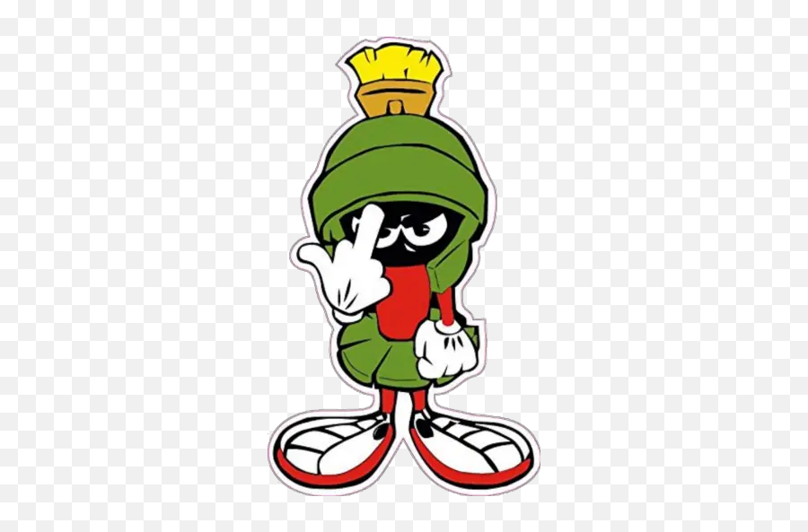 Looney Tunes Stickers Para Whatsapp - Marvin The Martian Emoji,Emojis De Whatsapp Tranquila