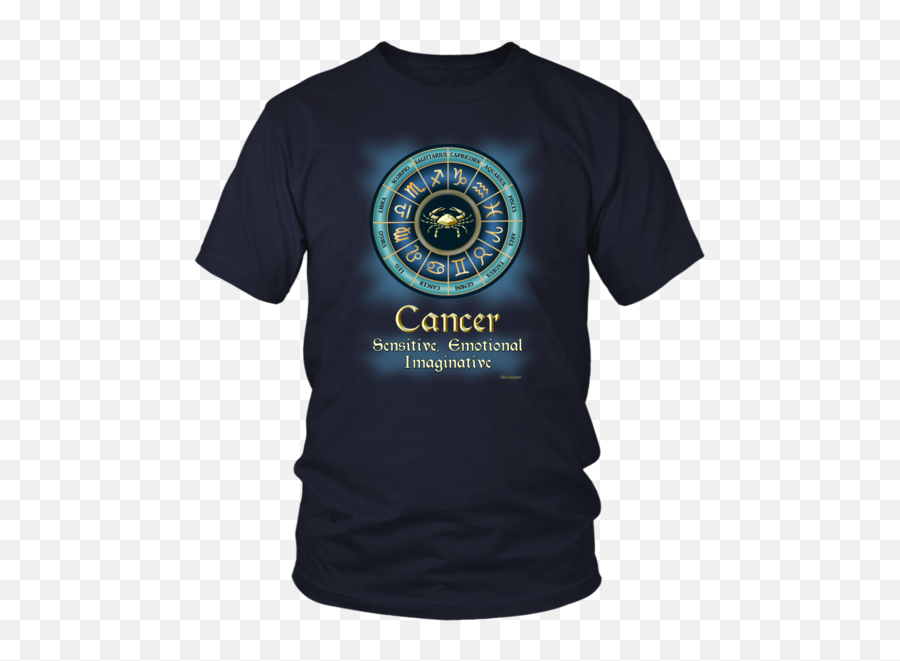 Blue Zodiac Cancer Astrology Unisex T - Shirt 60th Birthday Shirt Ideas Emoji,Zodiac Emotions Virgo