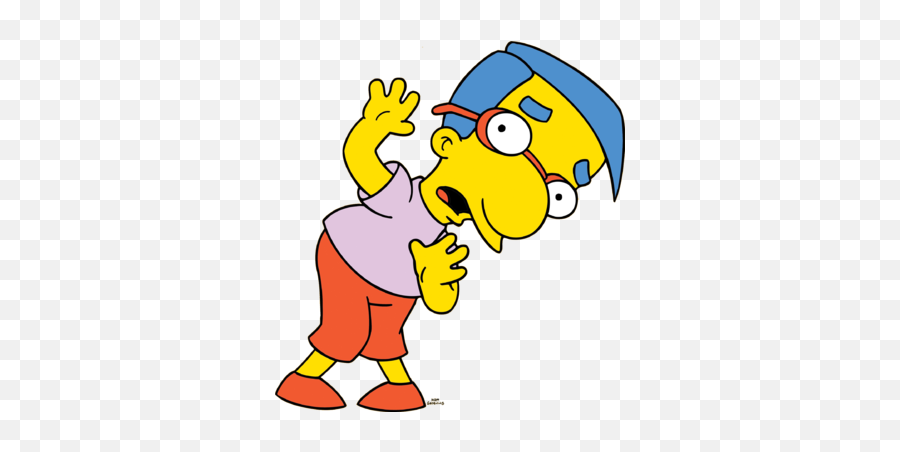 The Simpsons - Elementary School Characters Tv Tropes Milhouse Simpsons Emoji,Dr Harald Emotions Futurama