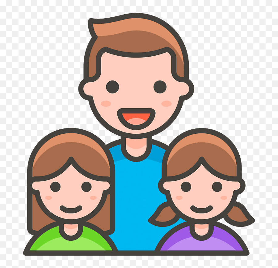 Man Man Girl Emoji Clipart - Imagenes De Familia Png,3 Sister Emoji