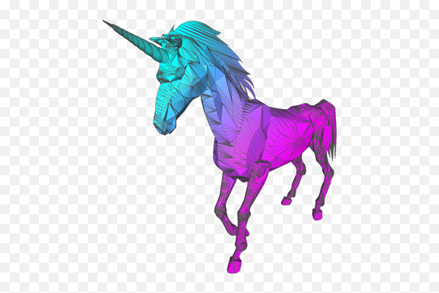 Unicorn Horn Vaporwave - Unicorn Png Download 480521 Unicorn Emoji,Unicorn Holographic Emojis