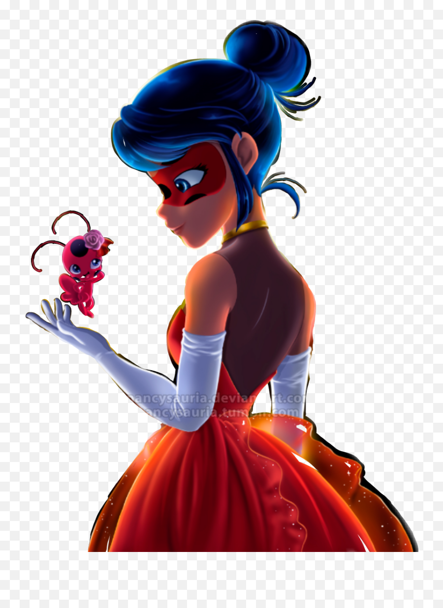 Miraculous Ladybug Marinette Tikki Sticker By Nm573 - Marinette And Tikki Png Emoji,Miraculous Ladybug Emojis