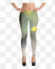 Yellow Flower Leggings For Women - Purple Rain Prince Leggings Emoji,Yellow Emoji Outfits