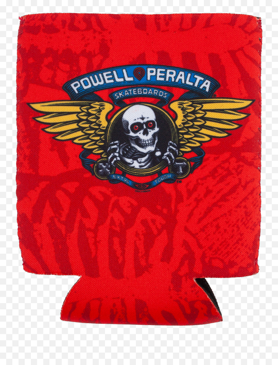 Eat Drink Smoke Zembo Temple Of Skate And Design - Powell Peralta Koozie Classic Winged Ripper Red Emoji,Emoticon Meaning Of Skull Inside A Square