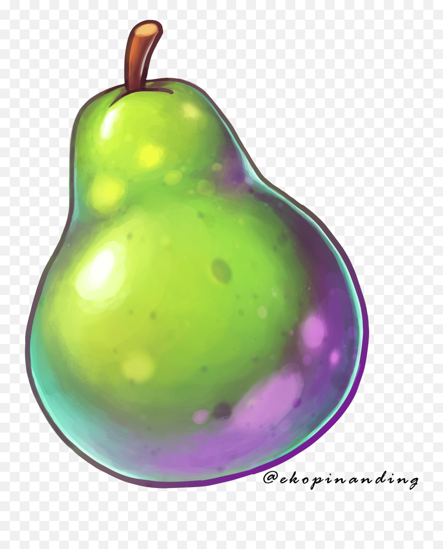 Animal Crossing Fruits Fan Art Illustration On Behance Emoji,Pear Emoji Transparent Background