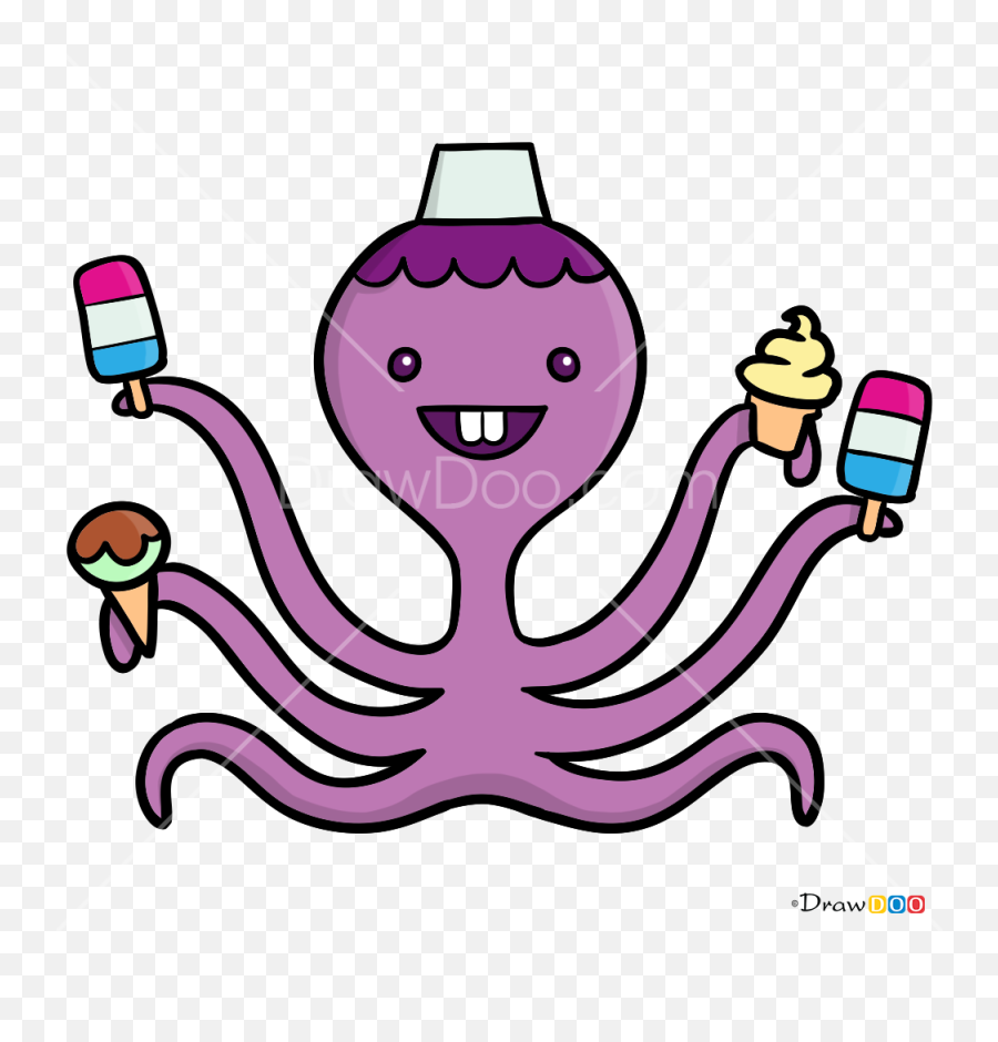 How To Draw Dennis Sago Mini - Happy Emoji,Octopus Emotions