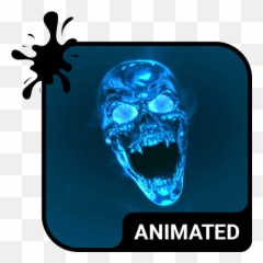 Flame Skull Animated Keyboard Live Wallpaper - Apps On Emoji,Fire And Skull Emojis