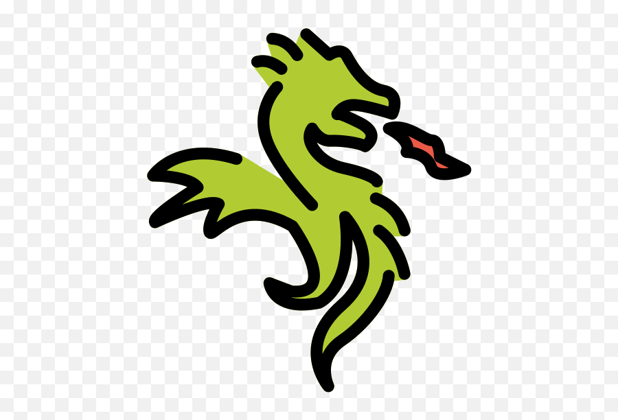 Dragon Emoji - Drache Emoji,Dragon Emoji