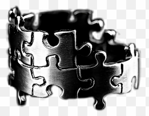 Jigsaw Puzzle Ring Sticker - Solid Emoji,Jigsaw Emoji