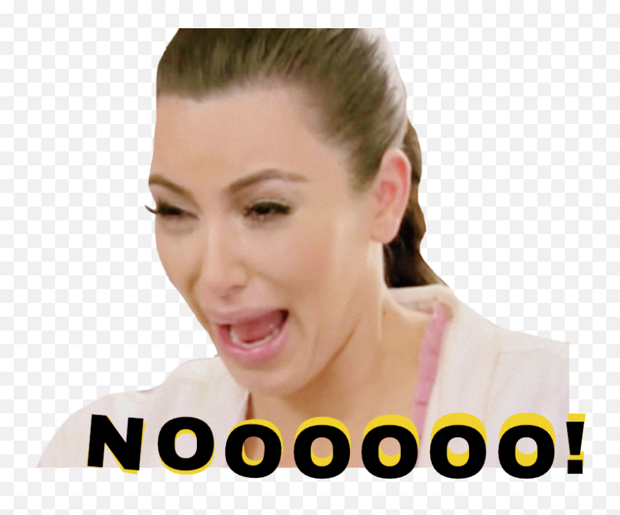 Kims Crying Face Emoji,Crying Emoticon Sticker
