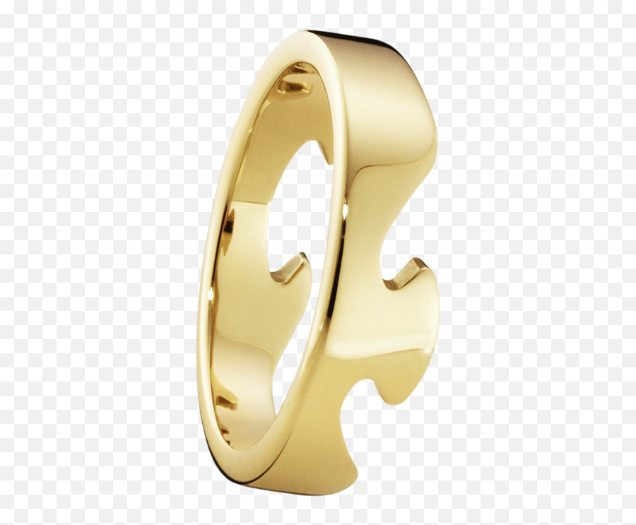 Fusion End Ring In Yellow Gold Georg Jensen Emoji,Thumb Up With Brass Knuckles Emoji Meanings