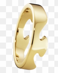 Fusion End Ring In Yellow Gold Georg Jensen Emoji,Thumb Up With Brass Knuckles Emoji Meanings