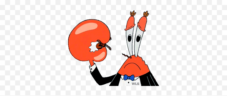 Top Worlds Smallest Violin Stickers For Android U0026 Ios Gfycat - Mr Krabs Playing The Smallest Violin Emoji,Mocking Emoji