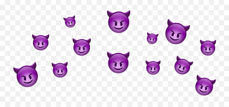The Most Edited Devilu0027s Picsart Emoji,Purple Devil Emoji