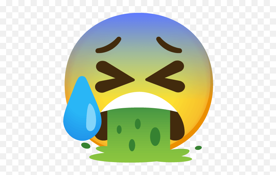 Emoji Mashup Bot On Twitter Vomiting Anxious,Green Dot Emoji Discord