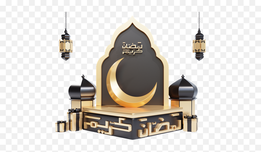 Podium For Ramadan 3d Illustrations Designs Images Vectors Emoji,Worship Symbol Emoji