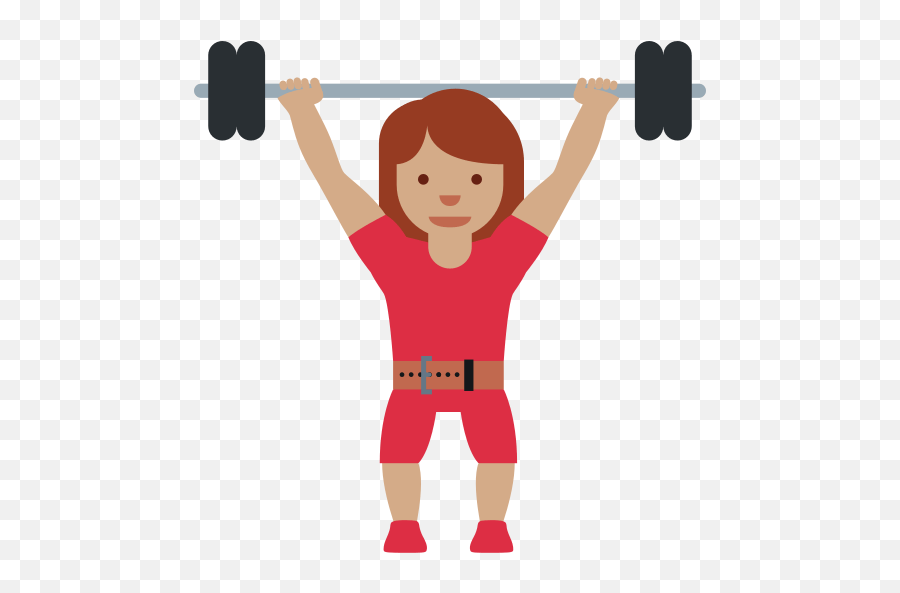 U200d Female Weightlifter With Medium Skin Tone Emoji,Fitness Emoji