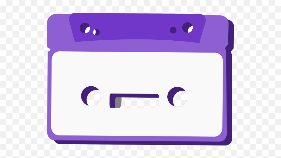 Cassette Tape Clipart - Clip Art Library Emoji,Tape Recorder Emoji