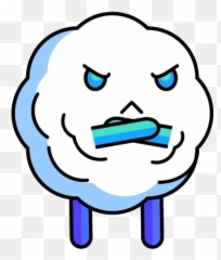 Telegram Sticker From Collection Snowball Emoji,Emoji Thunderstorm