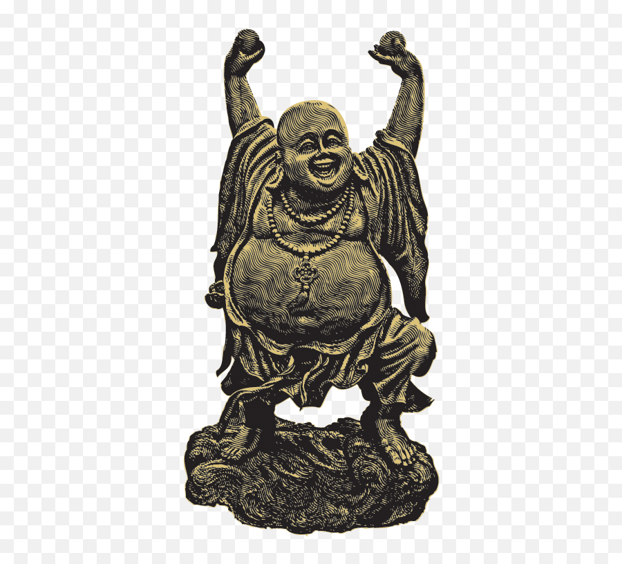 Happy Buddha Statue Wall Sticker Emoji,Statues Emojis