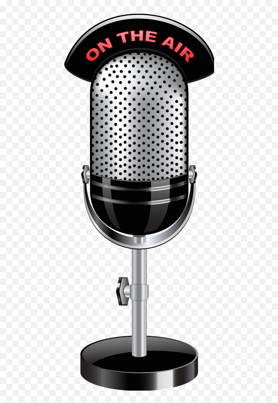 Microphone Png Clipart Background - Transparent Microphone Emisora Cristiana Del Salvador Emoji,Mic Emoji Png