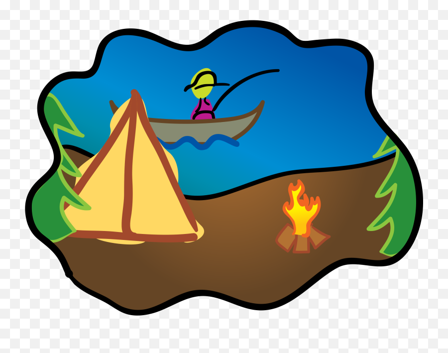 Clipart Winter Campfire Clipart Winter Campfire Transparent - Camping Clip Art Emoji,Camping Emojis