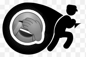 Someone Trademarked A Popular Wechat - Icon Emoji,Black Face Palm Emoji
