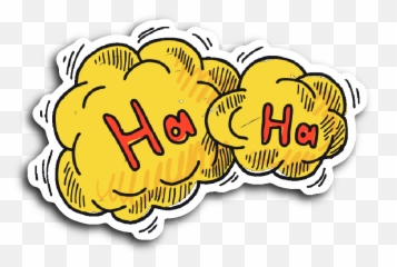 Hand Drawn Comic Book Speech Balloon Stickers Transparent - Transparent Haha Png Emoji,Speech Balloon Emoji