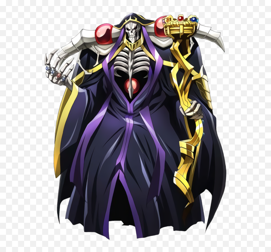 Slightly Evil Main Character - Ainz Ooal Gown Emoji,Anime Where The Main Character Has No Emotions