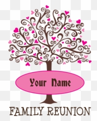 Name Clipart Family Tree Name Family - Family Tree Design Family Reunion Shirts Emoji,Emoji Family Tree