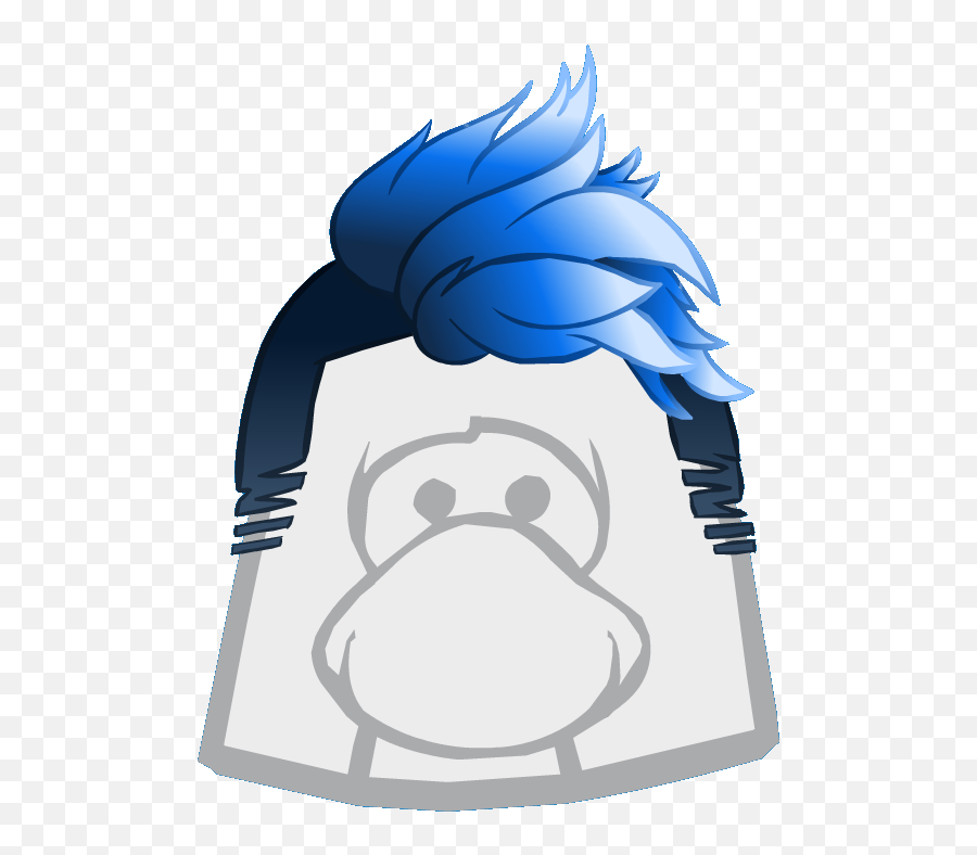 The Shock Top - Club Penguin White Hair Emoji,Primark Monkey Emoji Top
