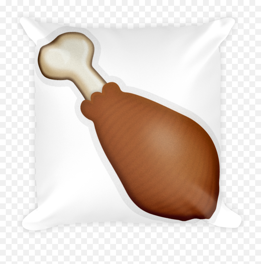 Chicken Leg Emoji Png Clip Freeuse Library - Throw Pillow Throw Pillow,Pictures Of Emoji Pillows