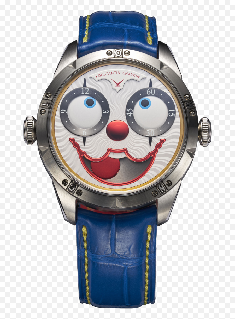 Wristmons - Konstantin Chaykin Clown 2 Emoji,Emoji Watch And Clock