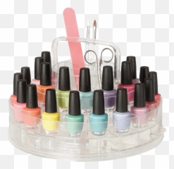 Richards Housewares Clearly Chic Cosmetic Organizers - Nail Polish Organizer Emoji,Nail Polish Bottle Emoji