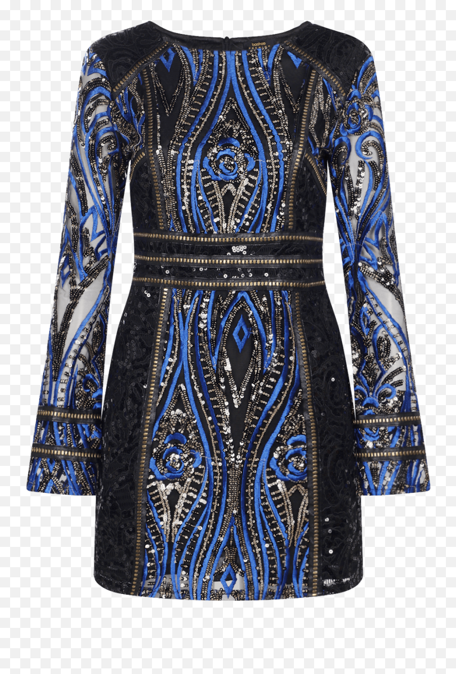 10 Dresses To Rock On Your Next Night Out - The Fix Boohoo Sequin Dress Emoji,Blue Emoji Dress