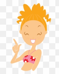 Beach Girl 5 Icon - Beach Girl Icons Softiconscom Cartoon Girl On The Beach Png Emoji,Emotion Icons Iphone 5