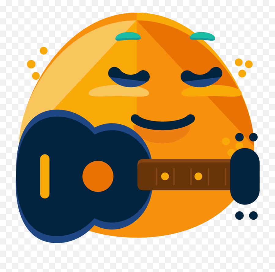Guitar Player Vector Svg Icon - Gitar Çalan Emoji,Emoticon Guitar Player
