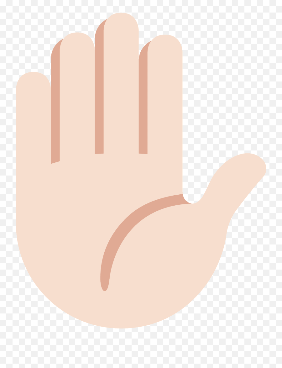 Raised Hand Emoji Clipart Free Download Transparent Png - Raised Hand Emoji Png,3 Finger Emoji