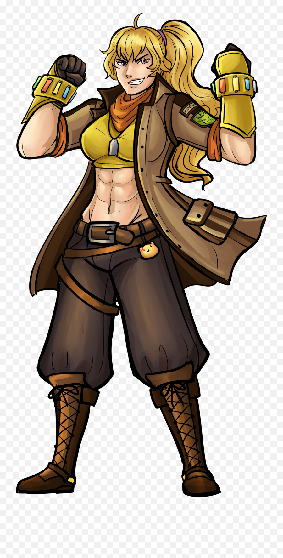 Yang Xiao Long Rwby Alternate Wiki Fandom - Yang Muscle Emoji,Why Must You Play This Game Of Emotions Rwby