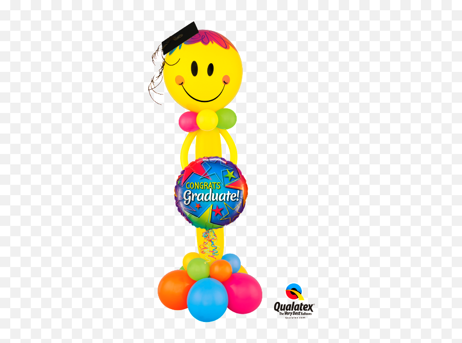 Graduation Buddy - Qualatex Emoji,Graduation Emoticon Pen