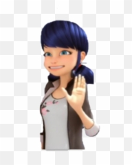 Marinettemarinettedupaincheng Sticker By - Fictional Character Emoji,Emojis Saludando