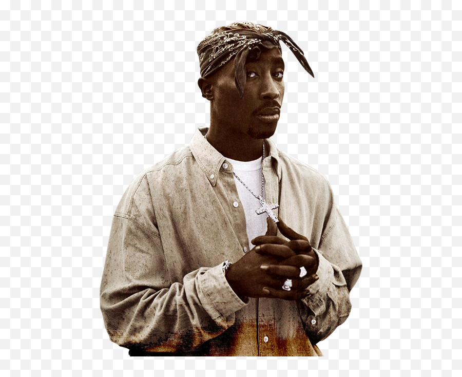 Tupac Shakur Png Transparent Png Svg - Ariana Grande And Tupac Emoji,2pac Emoji