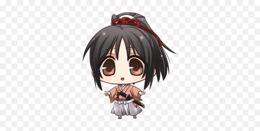 Yukimura Chizurugallery Hakuki U0026 Hakumyu Wiki Fandom - Hakuouki Chizuru Chibi Emoji,Love Emotion Chibi