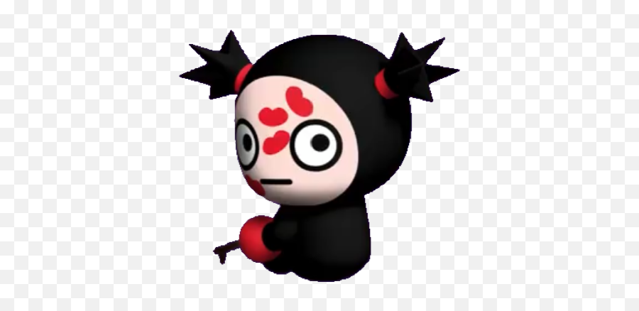Pucca Garu Ninja Redaesthetic Sticker By Idk - Fictional Character Emoji,Ninja Emoji Copy And Paste