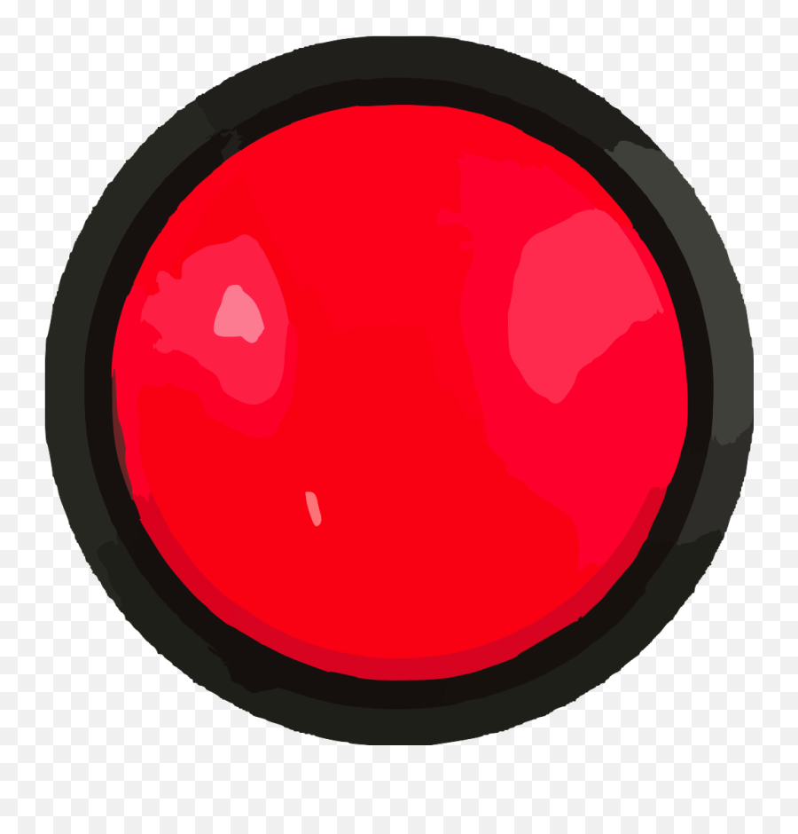 Big Red Button Png Svg Clip Art For - Clipart Big Red Button Emoji,Notebook Hart Emojis Movie