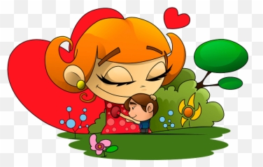 Cartoon Mother And Son Clipart - Valora Mucho A Tu Madre Emoji,Kid Emotion Pictures Cartoon