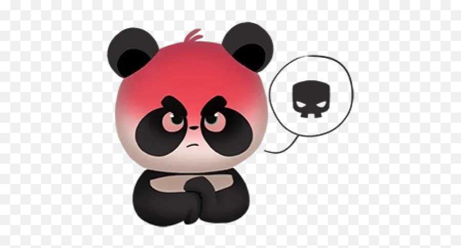 Stickers Set For Telegram - Dot Emoji,How To Draw A Panda Emoji