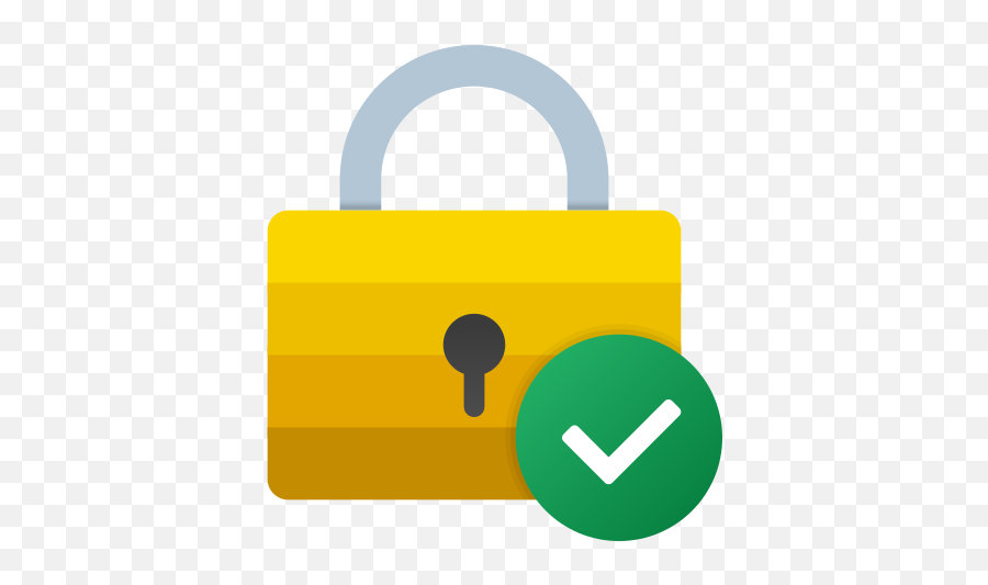 Icono De Check Lock Estilo Fluent Emoji,Emojis Candado Png