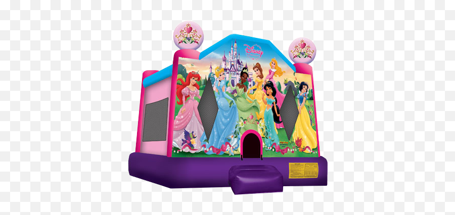 Disney Princess Bounce House Rentals Nashville - Disney Princess Bounce House Emoji,Game For Emotion Are U In Disney Princess