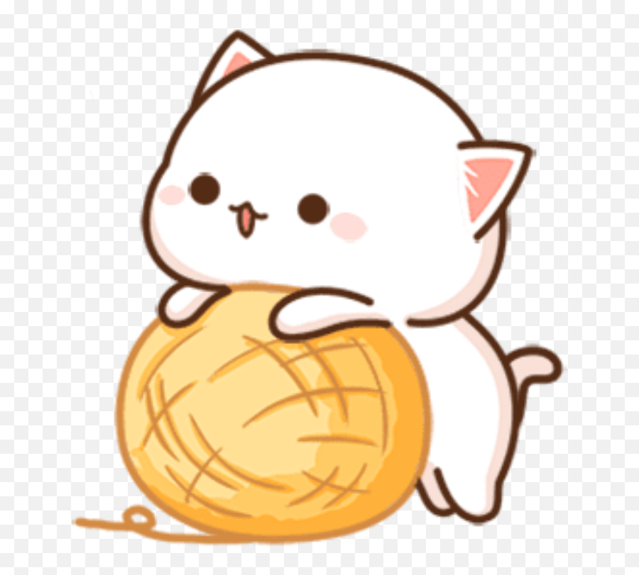 Kitty Kitten Cat White Kawaii Sticker By Sftyoons - Happy Emoji,Steam Emoticon Cryaotic